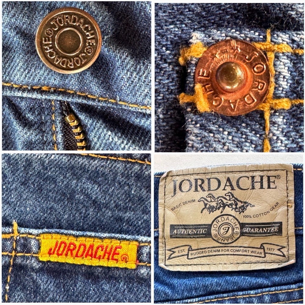 W27/28 L32 Jordache Vintage Classic Slimming Fit High Rise Tapered Leg Jeans - Picture 15 of 17